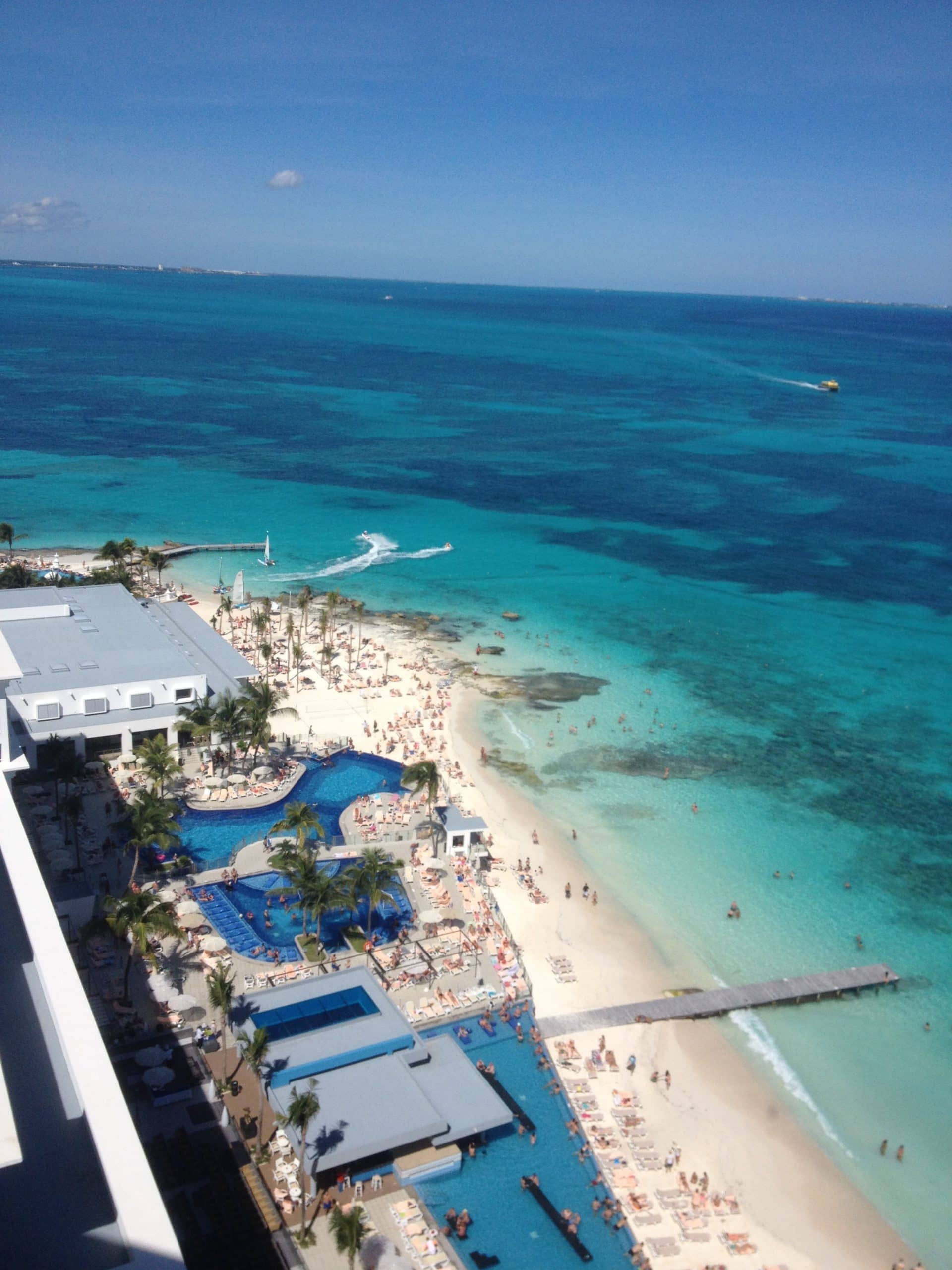 All inclusive resort in Cancun, Mexico.