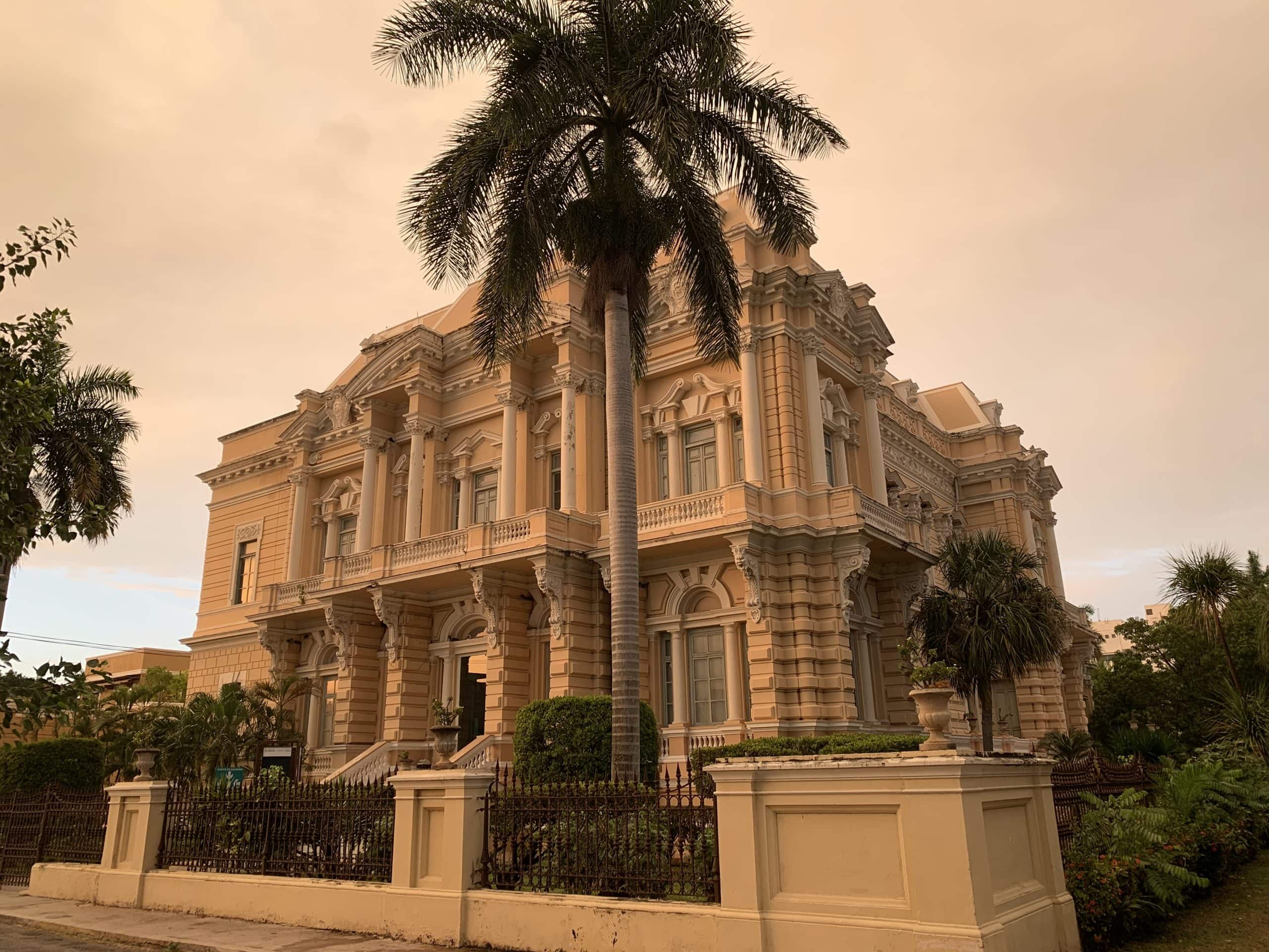 Mansion along Paseo de Montejo in Merida, Mexico.