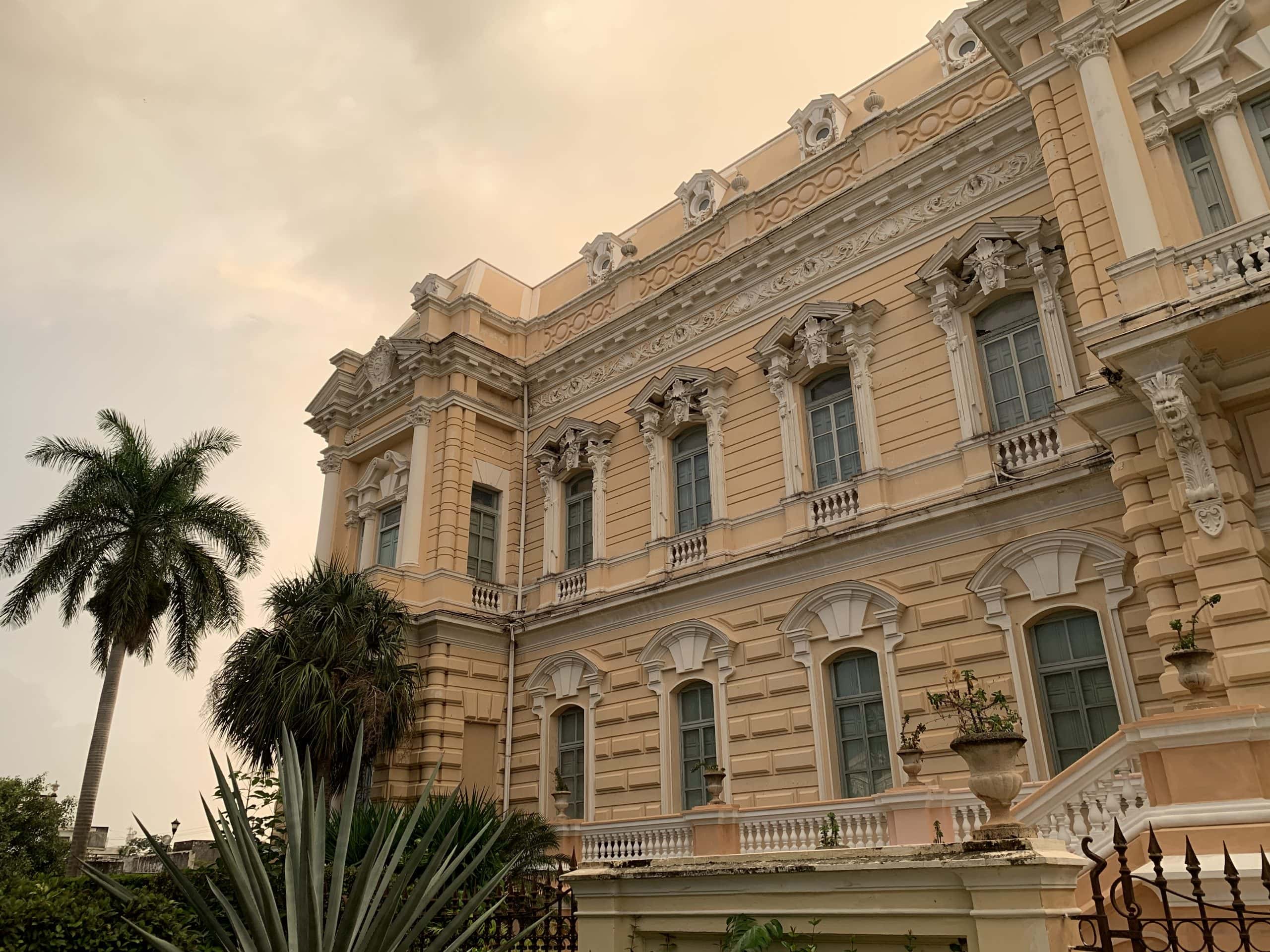 Mansion along Paseo de Montejo in Merida, Mexico.