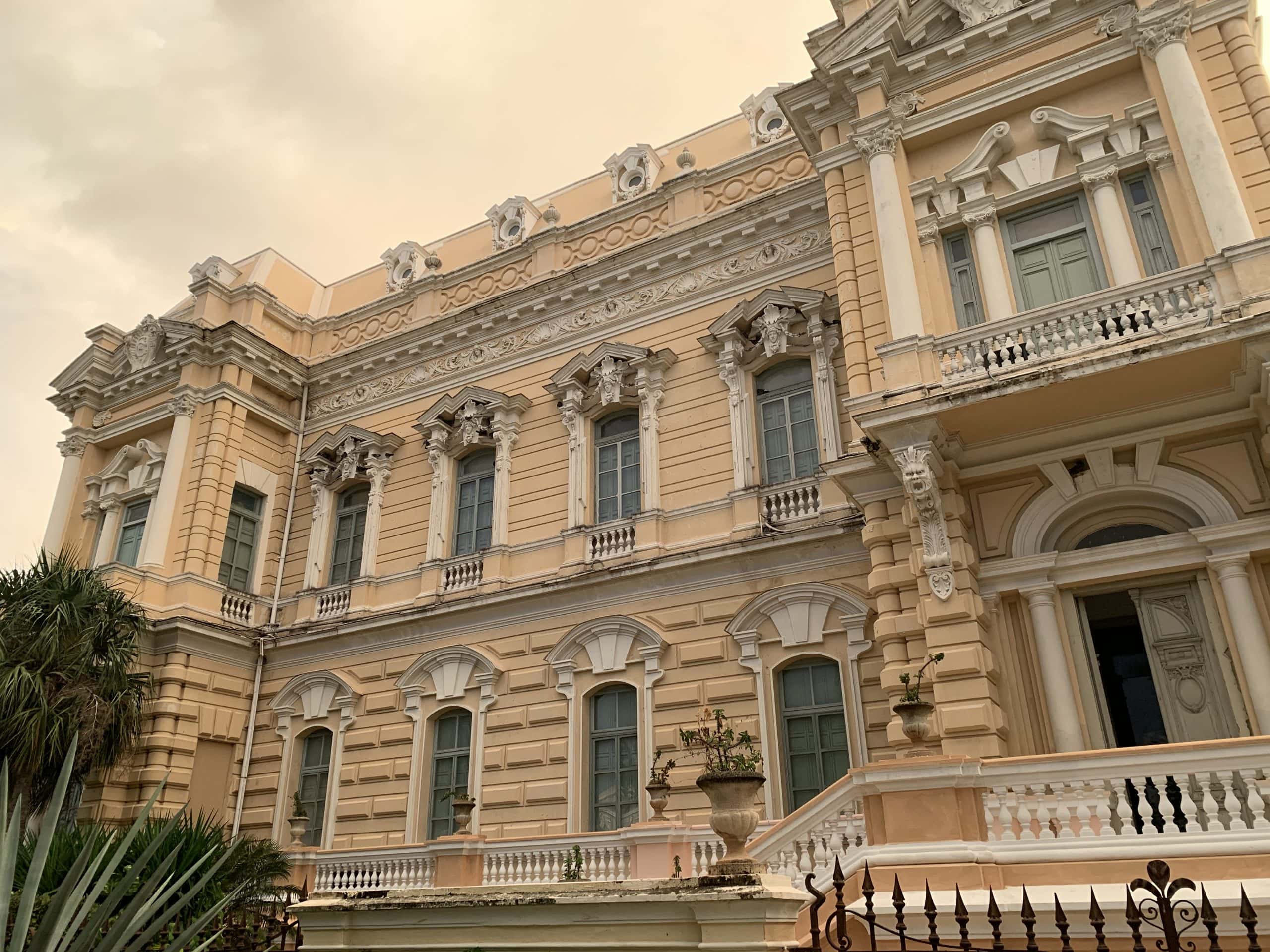 Mansion along Paseo de Montejo in Merida, Mexico.