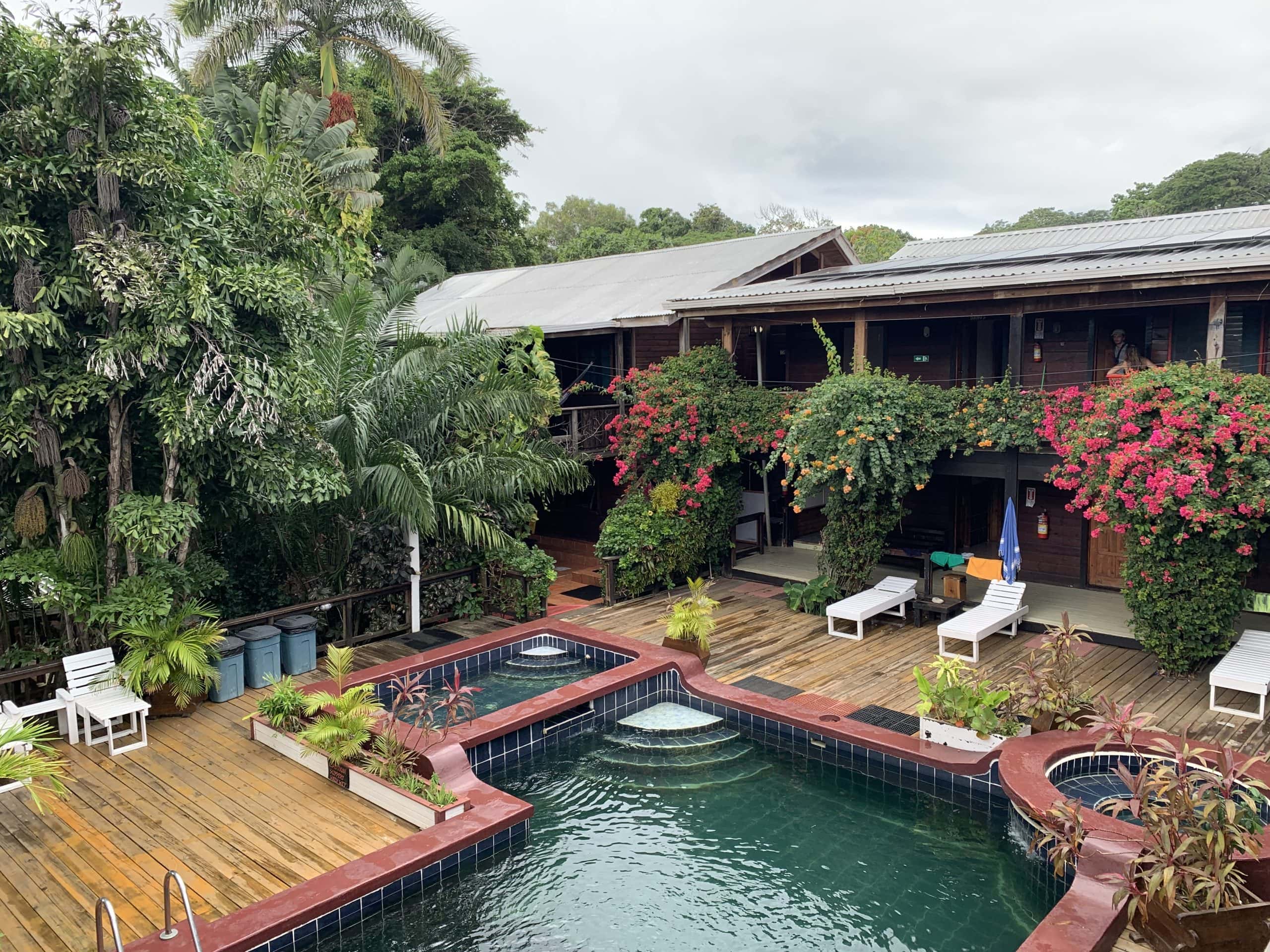 The Mango Inn in Utila Honduras.