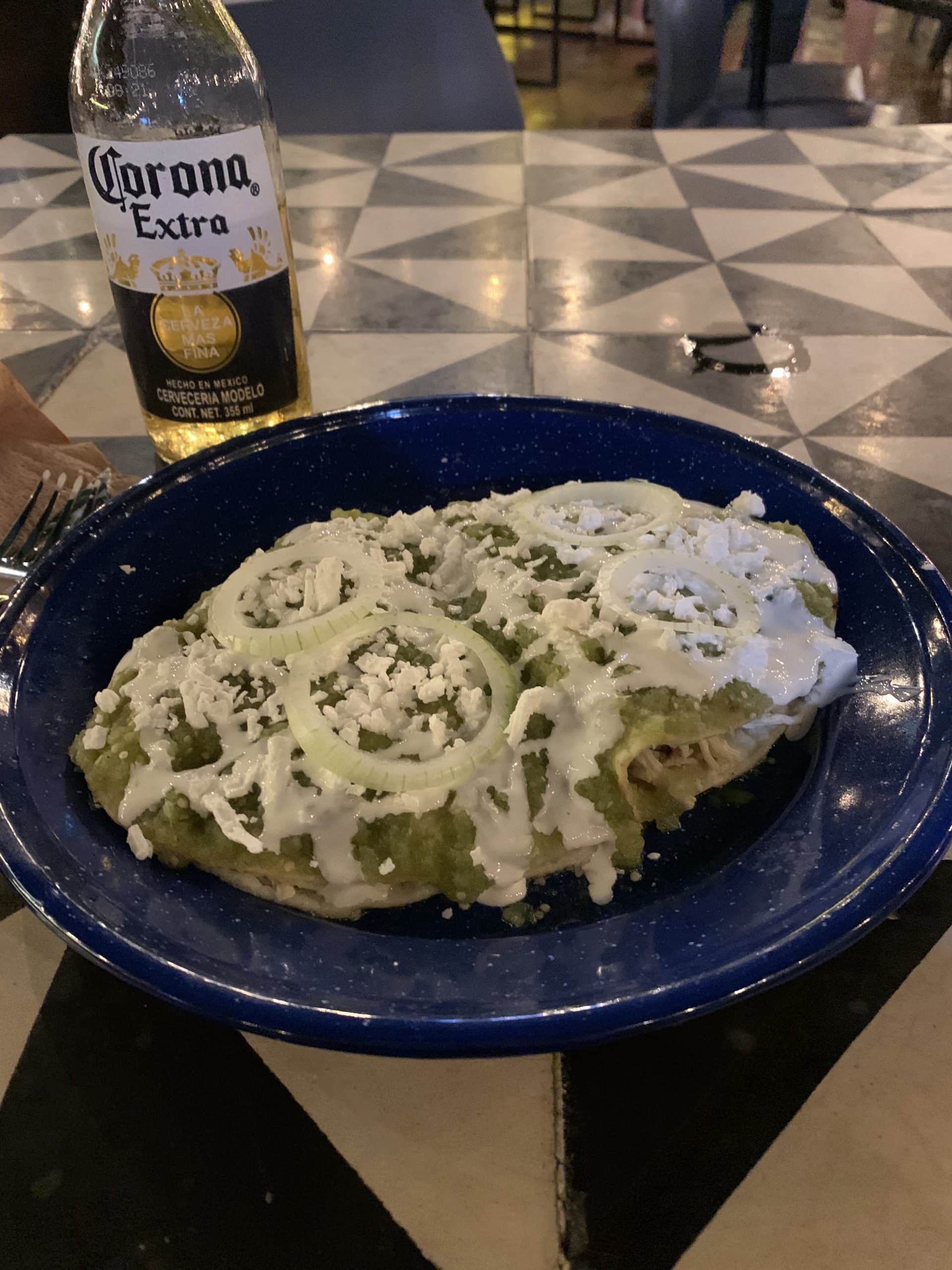 Delicious tacos in Merida, Mexico.