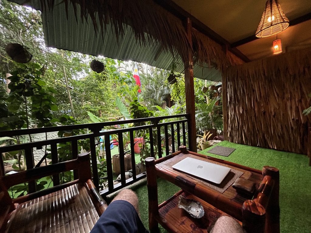 Lush jungle in Puerto Galera, Philippines.