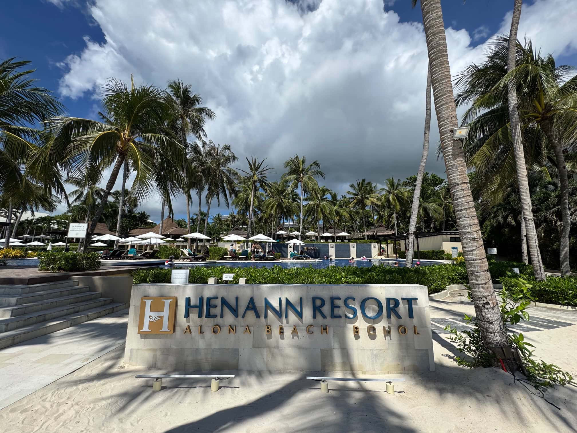 Henann Resort pool: Henann Resort Alona Beach is a top-rated luxury beachfront hotel in Bohol with pools, dining, and direct beach access