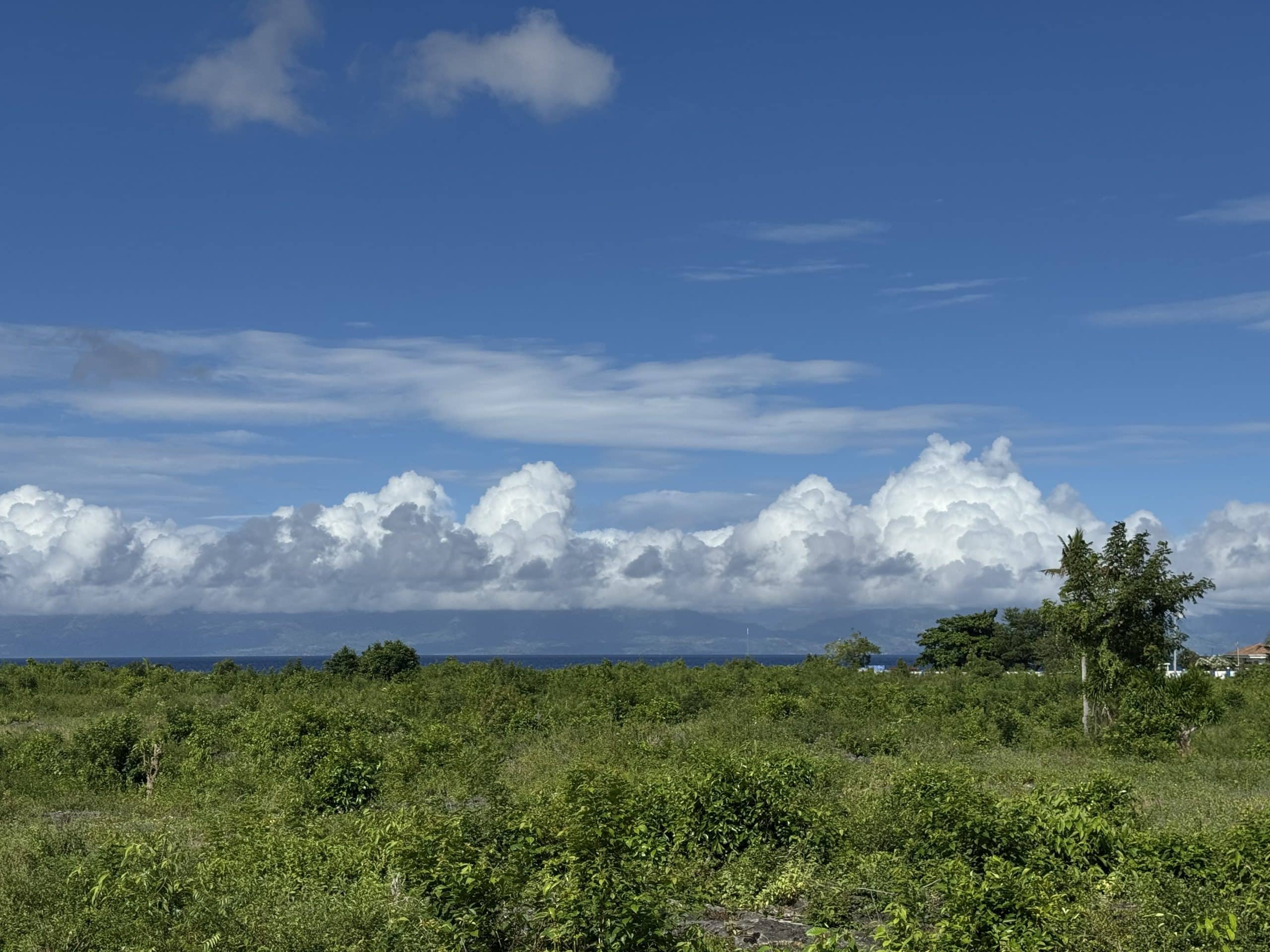 An image of the Moalboal countryside with the ocean in the distance.