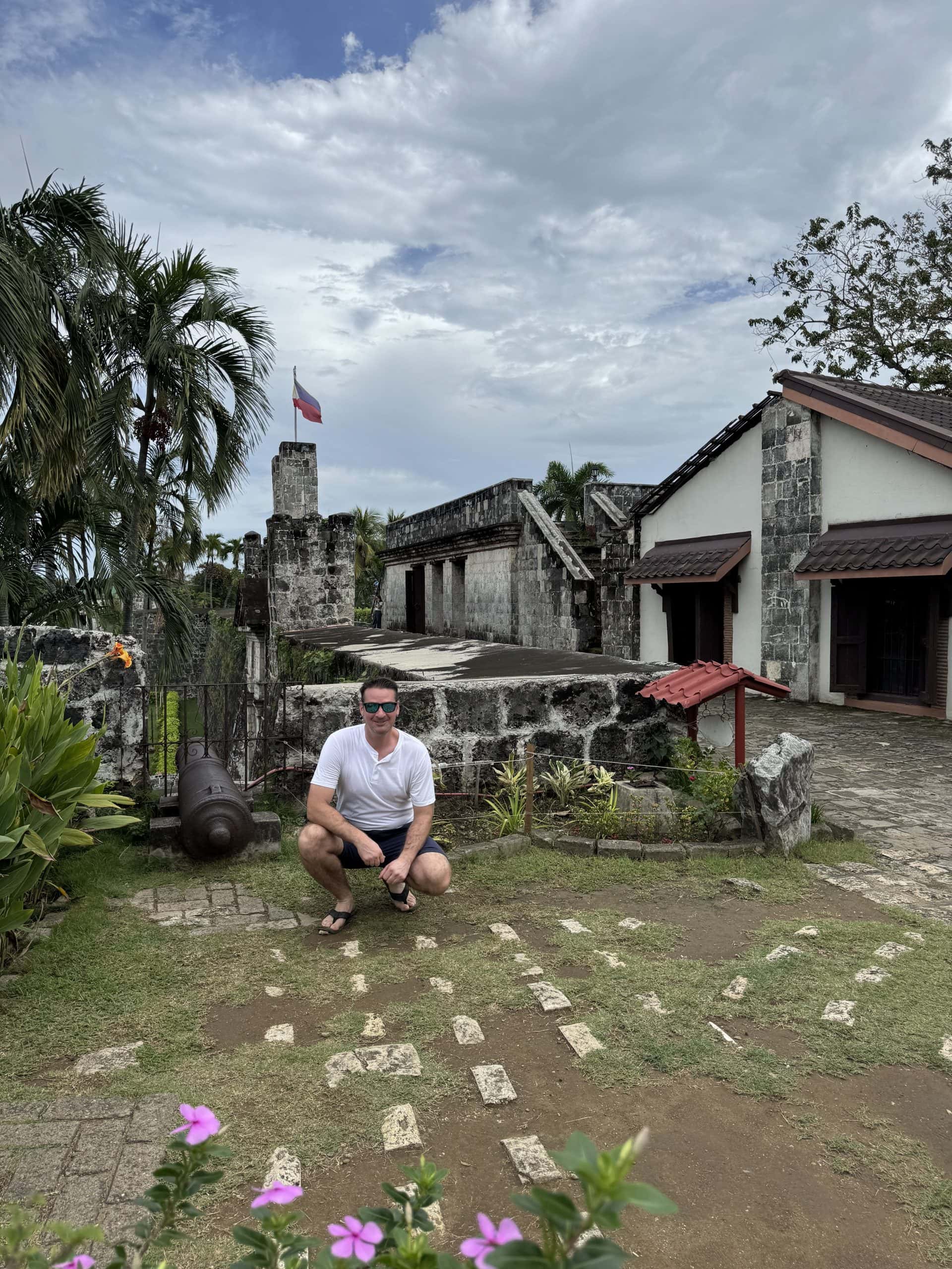 Fort San Pedro in Cebu City, the oldest triangular bastion fort in the Philippines, with its historic stone walls, cannons, and gardens offering a glimpse into the city’s colonial past.